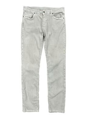 Bugatchi Fitil Velvet Corduroy Straight Pants Stone — Size 35